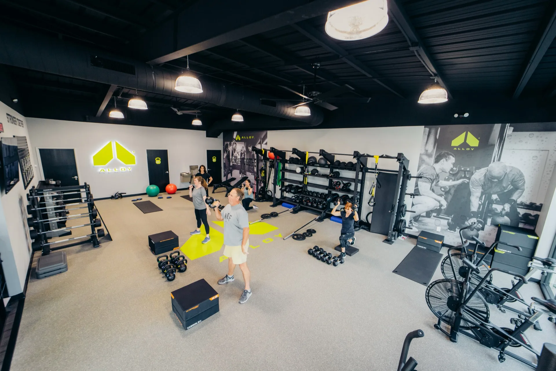 Inside the Alloy Personal Training Tanque Verde studio in Tanque Verde, Tucson, AZ
